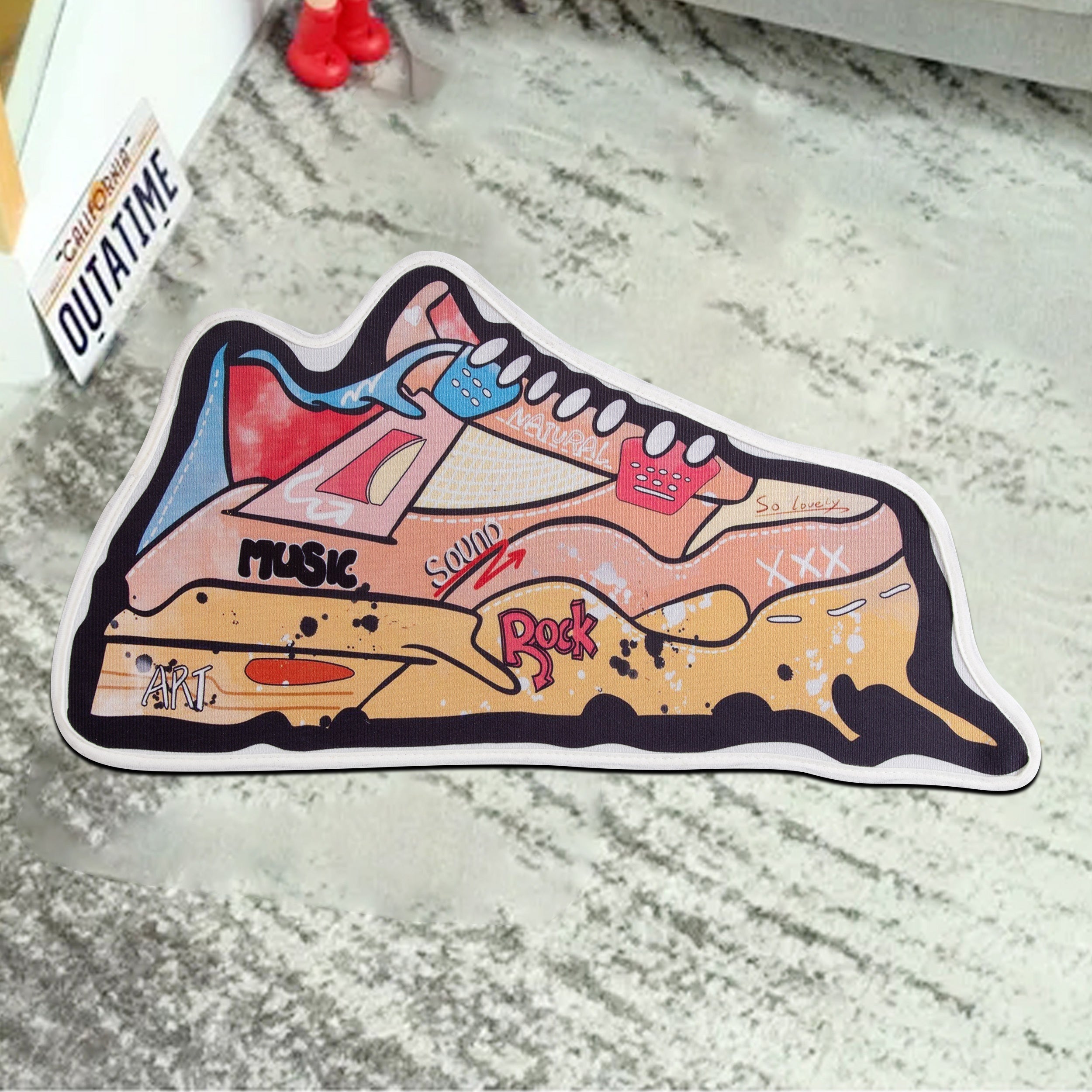 Anti-Slip Absorbent Mat for Sneakers - Durable Indoor Outdoor Doormat