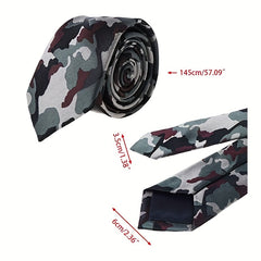 Men's Camouflage Tie Uniform Tie