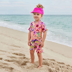 Girls Breathable Sun Protection Hat for Outdoor Traveling Beach Summer Kids