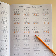 Math Workbook: Addition & Subtraction Within 1000 Practice Worksheets