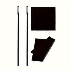 4pcs Flute Cleaning Kit Flute Cleaning Sticks Cloths Swabs Supplies