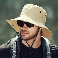 Summer Men's Sunshade Big Brim Sun Protection Hat