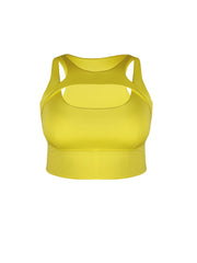Women's Cut Out Racer Back Sports Bra