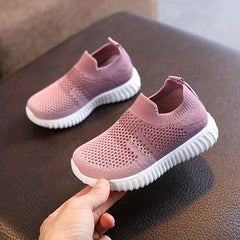 Breathable Mesh Shoes For Boys Girls Toddler Slip On Sneakers