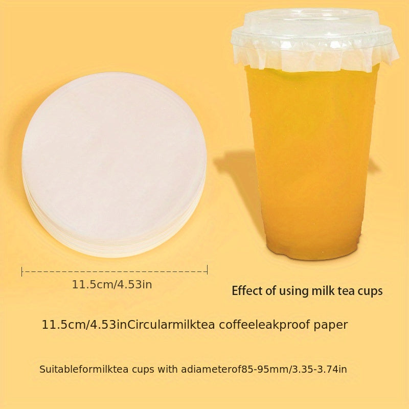 100pcs Beverage Sealing Cups for Coffee Juice Cold Drinks