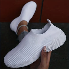Women's Mesh Socks Shoes Slip On Walking Shoes