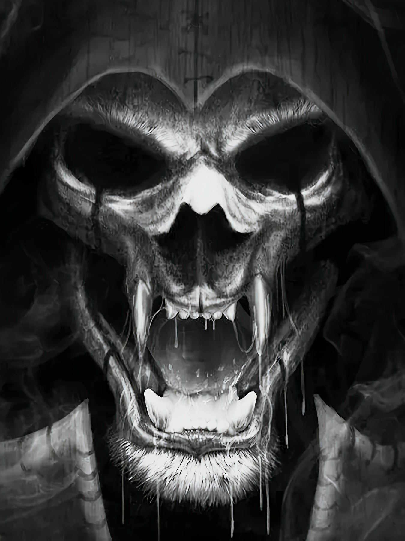 Skull 3D Print Men's Short Sleeve T-shirt Graphic Tee Summer Clothes