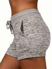 Butterfly Print Drawstring Shorts Women's Casual Spring Summer Clothing