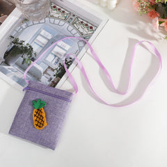 Fruit Crossbody Bag Small Coin Purse Zipper Key Bag Girls Birthday