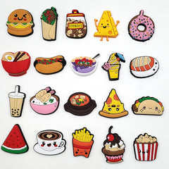 20pcs Cartoon Flower Shoe Buckle DIY Decoration For Clogs