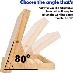 Adjustable Wooden Easel Desktop Angle Stand