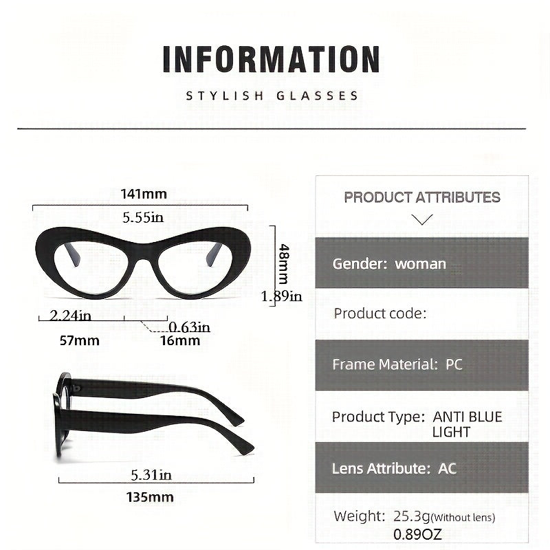 Oval Anti Light Glasses Tortoiseshell Block Photo Booth Props