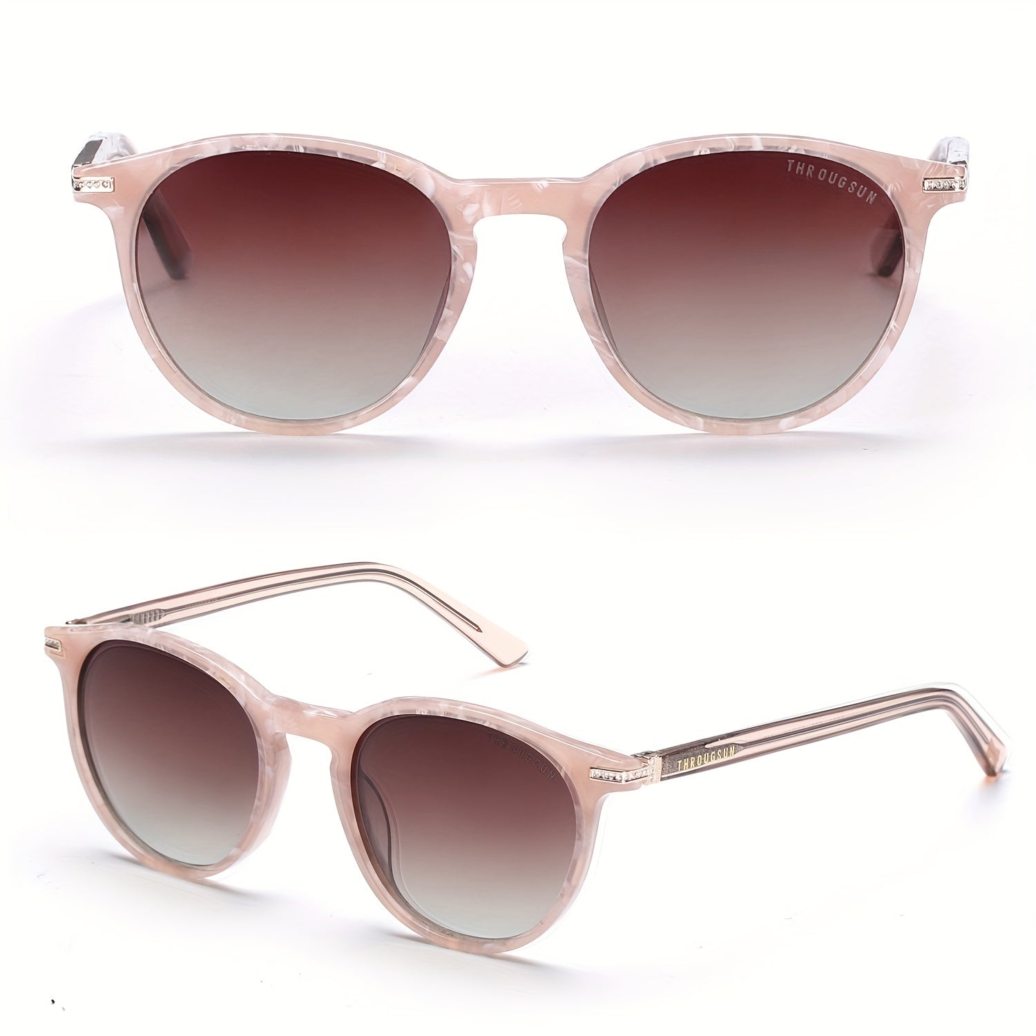 Men's Round Frame UV Protection Sunglasses for Cycling
