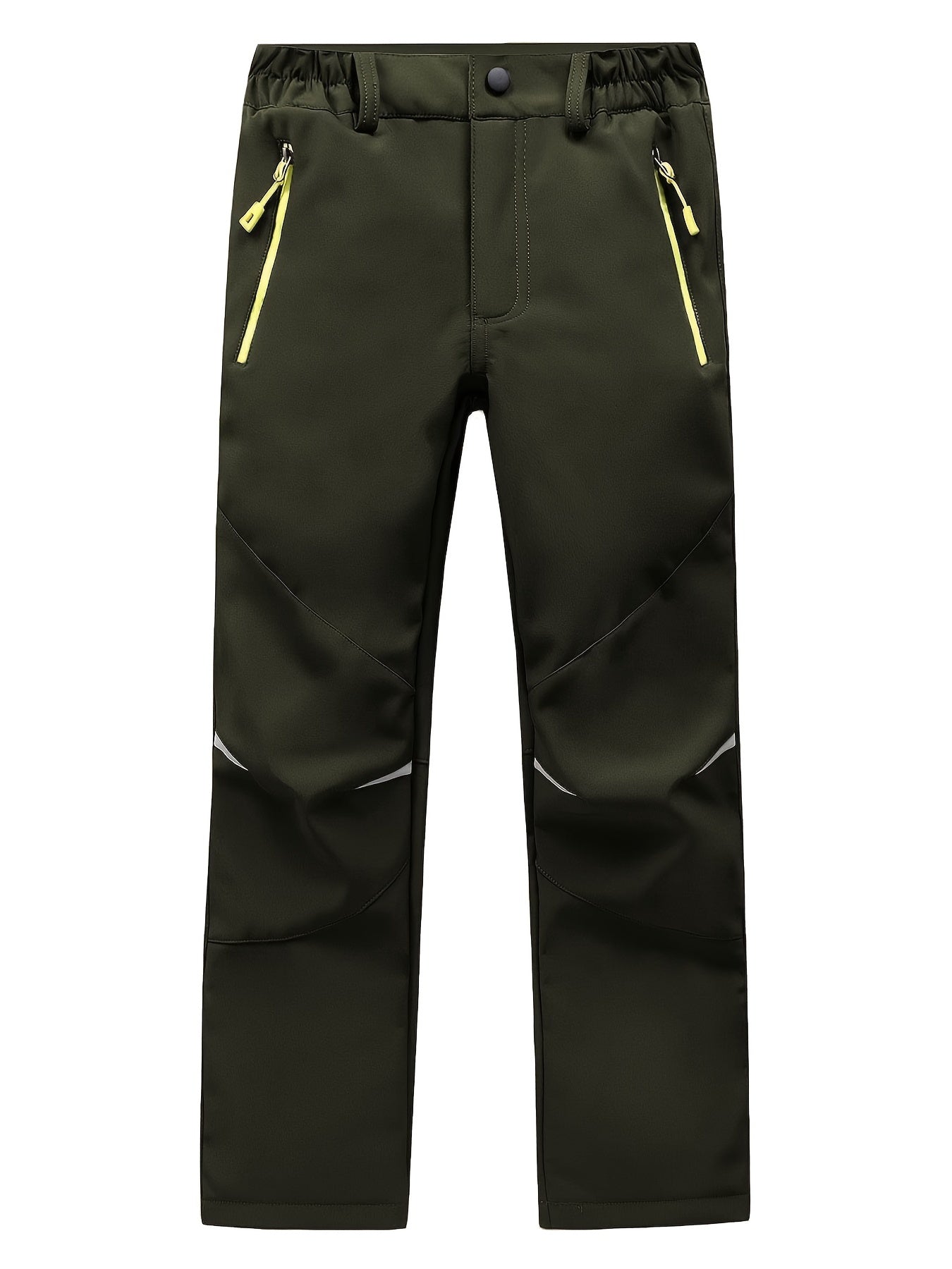 Kid's Windproof Fleece Outdoor Pants for Hiking