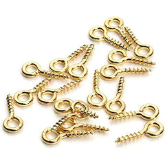 100pcs Metal Eyelets for Hooks and Screws