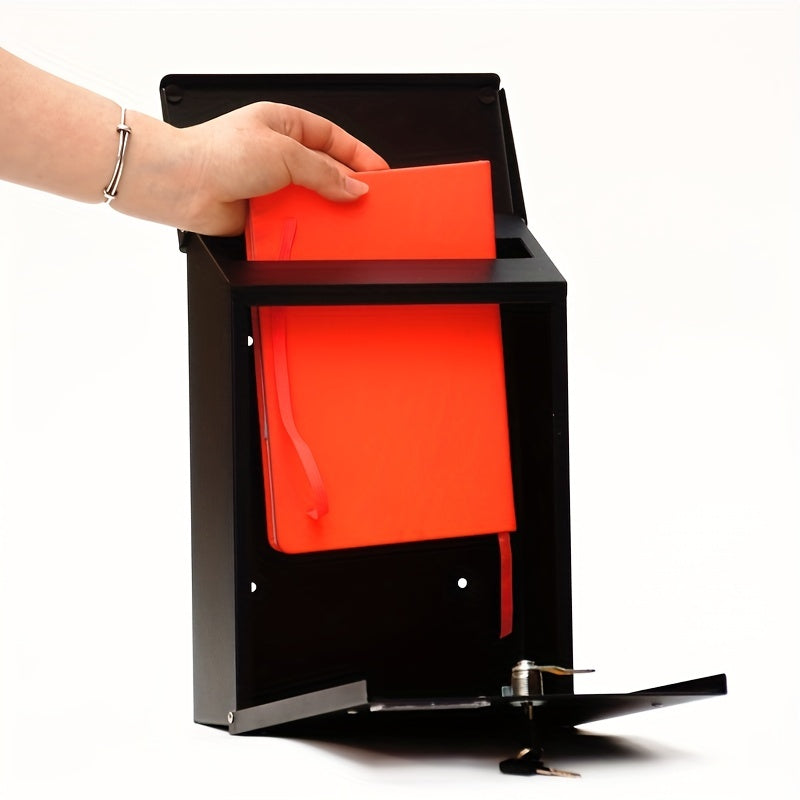 Outdoor Suggestion Box with Lock Letter Box Green
