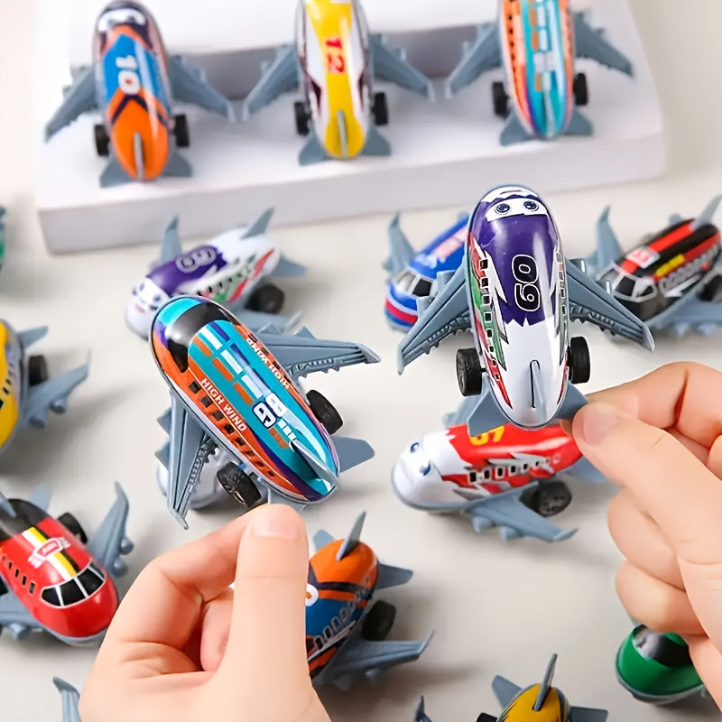 Plastic Airplane Set Inertia Drive - Perfect Party Favors