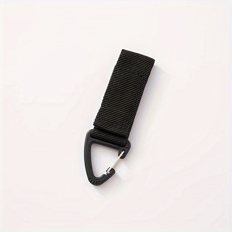 Nylon Webbing Buckle Backpack Hanging Keychain Outdoor Camping