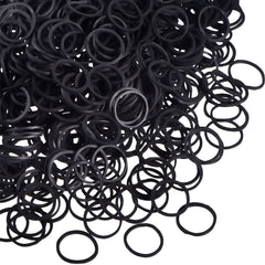 100pcs Mini Rubber Bands Soft Elastic Bands for Women Hair Braids
