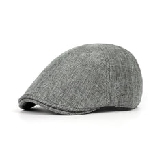 Summer Sun Protection Beret Cotton And Linen Retro Beret