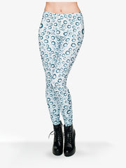 Polka Dots High Waist Skinny Leggings All Seasons Women's Clothing