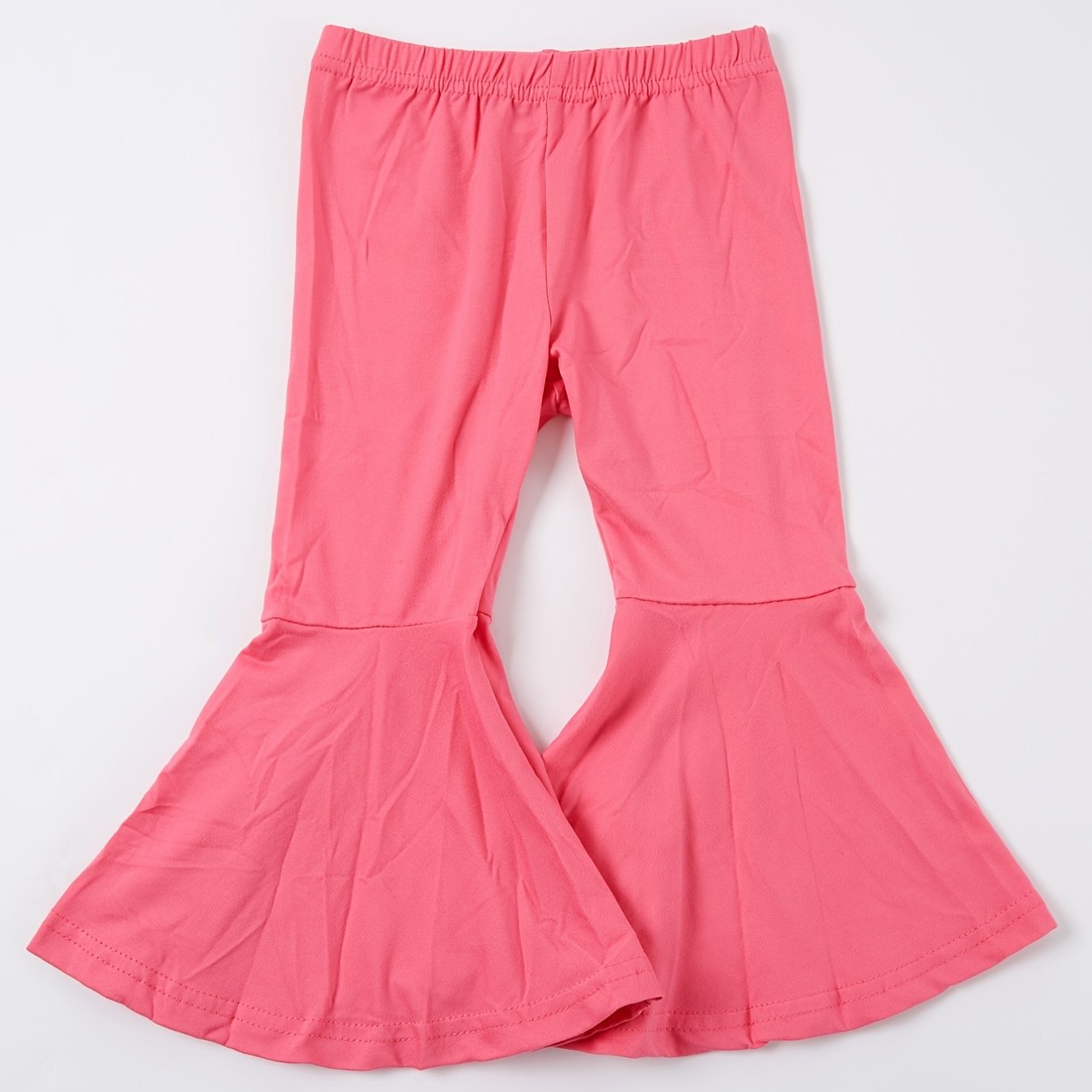 Baby Girls Flare Leg Pants Elastic Waist Toddler Clothes