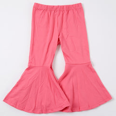 Baby Girls Flare Leg Pants Elastic Waist Toddler Clothes