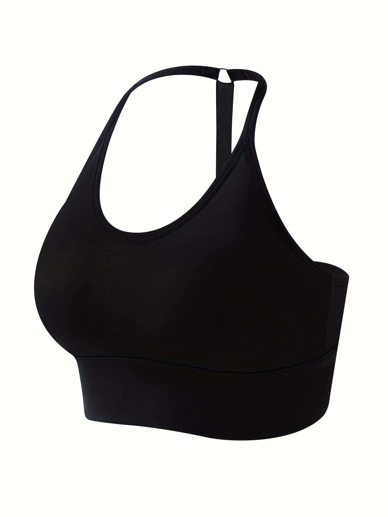 Seamless Halter Sports Bra Adjustable Yoga Fitness Bra