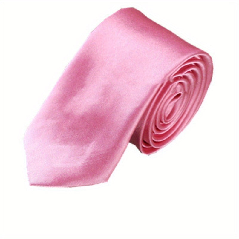 Men's Solid Necktie Business Wedding Party Necktie Gift For Men