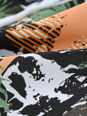 Boys Trees Print Shorts for Vacation Beach Kids Summer Clothes