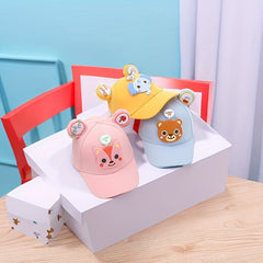 Kids Elephant Sunshade Baseball Cap Outdoor Activity 2-6 Years 50