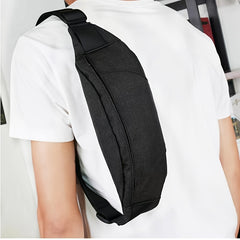 Men's Waterproof Sports Waist Bag Chest Bag for Outdoor Camping