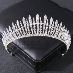 Queen's Tiara Crown Rhinestone Hair Hoop Wedding Accessories