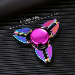 Colorful Zinc Alloy Fidget Spinner Metal Hand Gyroscope Durable & Portable
