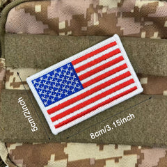 American Flag Patch Hook And Loop Military Patches For Jackets Caps Vests
