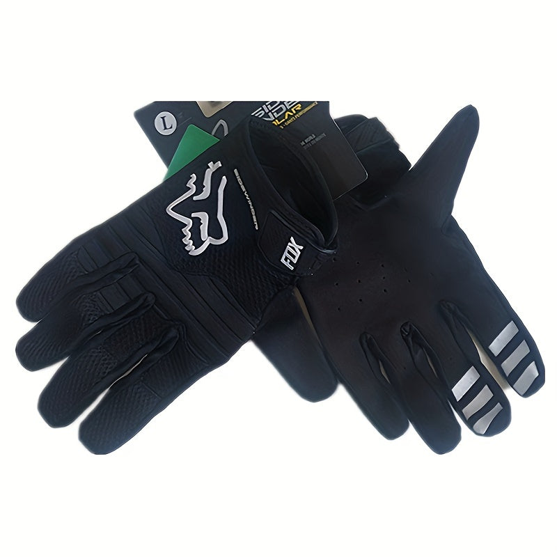 FOX Leather Label Breathable Racing Cycling Gloves for Men and Women