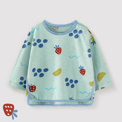 Baby Boys Fruits Print Long Sleeve T Shirts