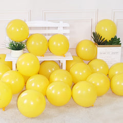 40 Yellow Party Balloons: 25 Balloons for Yellow Theme Party Decoration
