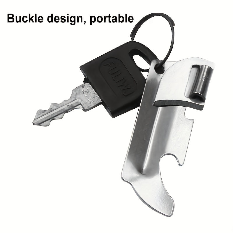 Compact Multifunctional Bottle Opener for Outdoor Camping