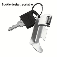 Compact Multifunctional Bottle Opener for Outdoor Camping