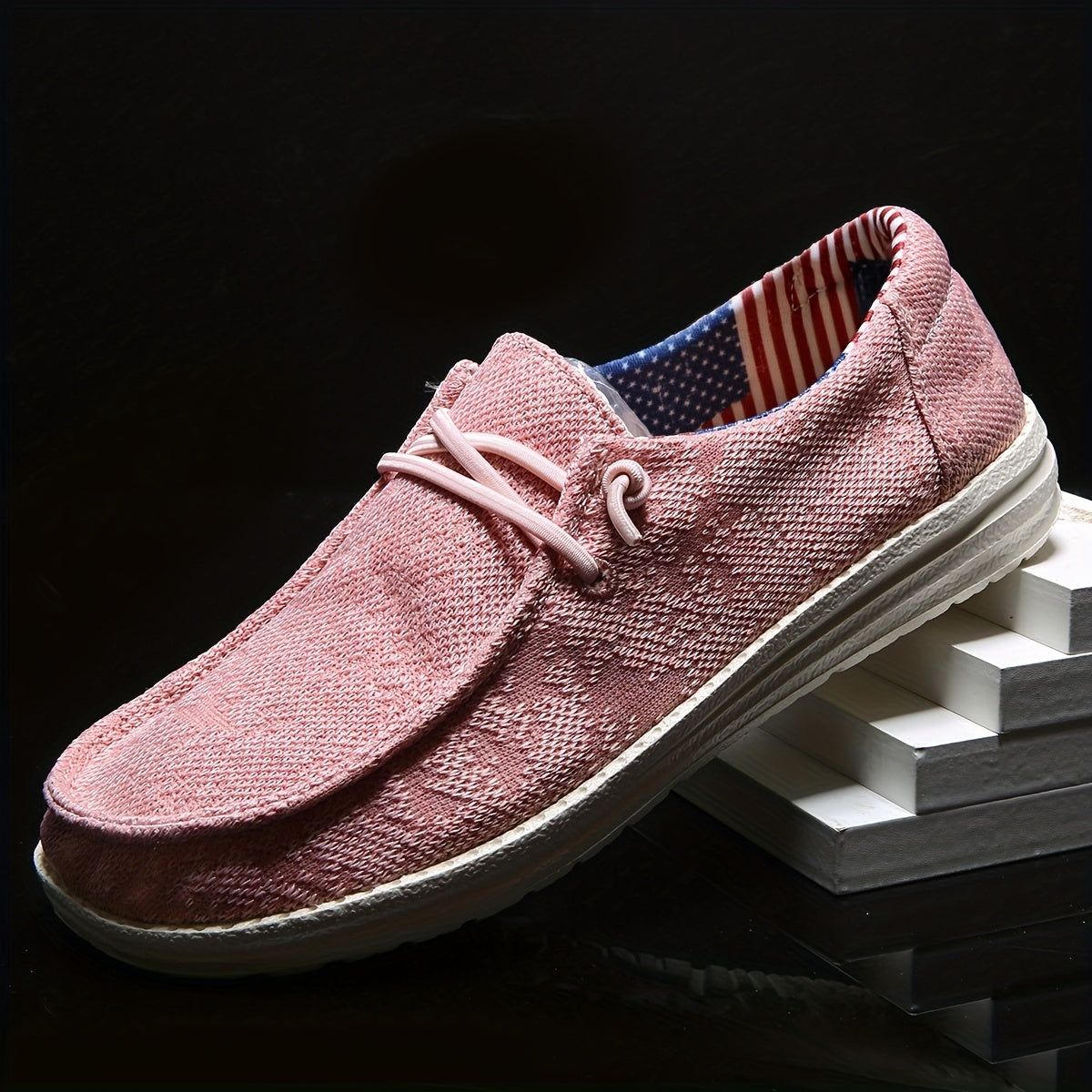 Women's Lightweight Walking Shoes Low Top Sport Flat Shoes