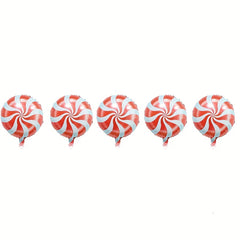 Christmas Candy Windmill Cane Balloon Set