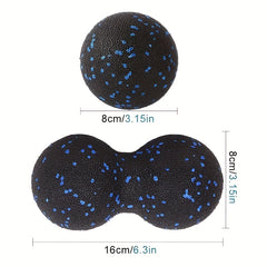 Yoga Massage Double Ball Fitness Fascia Ball with Dot for Muscle Sole Relaxation