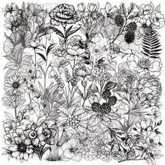 50 Retro Vinyl Aesthetic Plant Themed Stickers for Scrapbooking Diaries Laptops