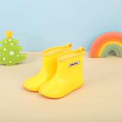 Girl's High Top Rain Boots Non Slip Waterproof Shoes