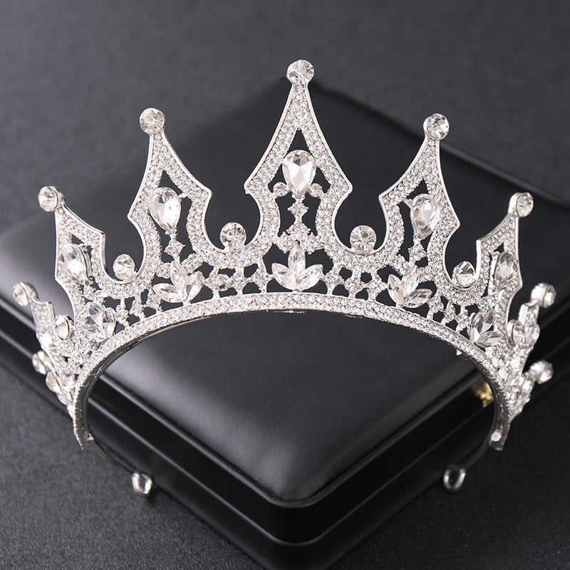 Crystal Queen Crown Headband Wedding Tiara Hair Accessories