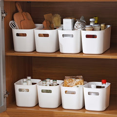 Japanese Style Desktop Storage Box Kitchen and Office Organization Basket