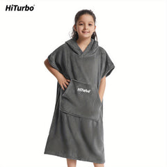 Kids Surf Poncho Hooded Towel Quick Drying