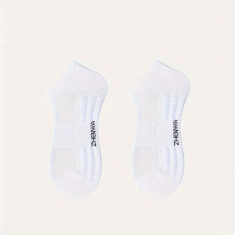 5 pairs Men's Thick Padded Crew Socks