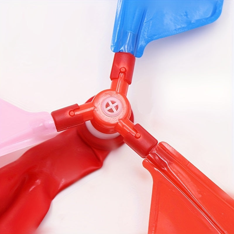 2pcs Balloon Helicopter DIY Classroom Experiment Balloon Airplane